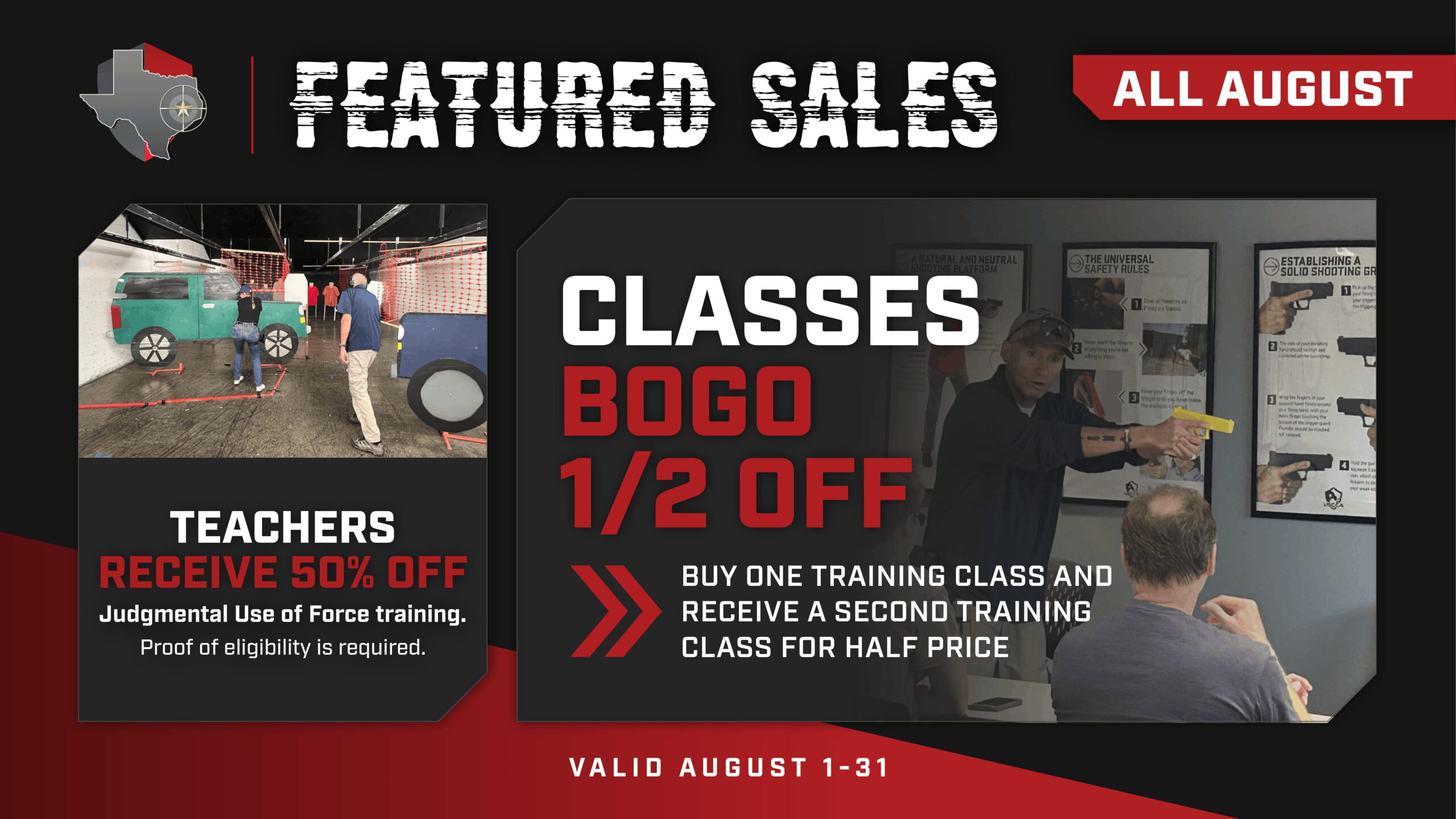 Training BOGO 1/2 OFF