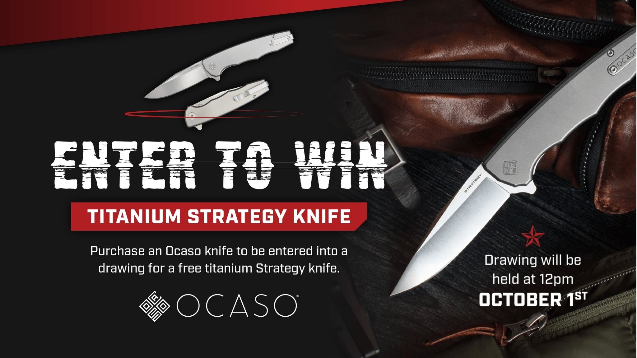 Enter To Win: Titanium Strategy Knife